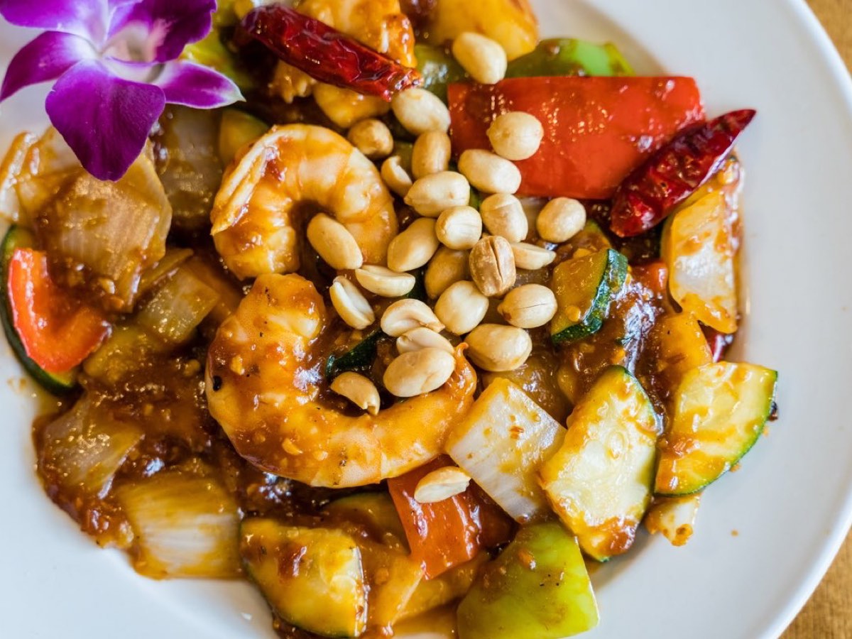 Kung Pao Chicken and Shrimp — Autumn Court menu Phoenix