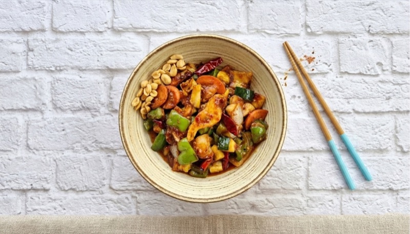 Kung Pao Chicken at Autumn Court, Phoenix