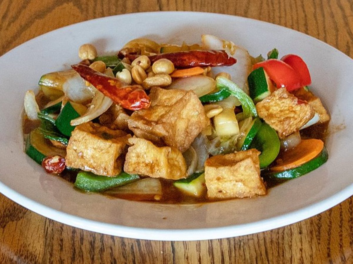 Kung Pao Vegetables and Tofu, Autumn Court Phoenix