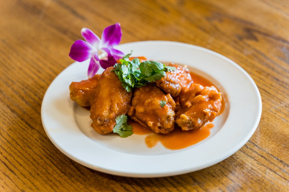 Shanghai chicken wings — house battered, Autumn Court Phoenix